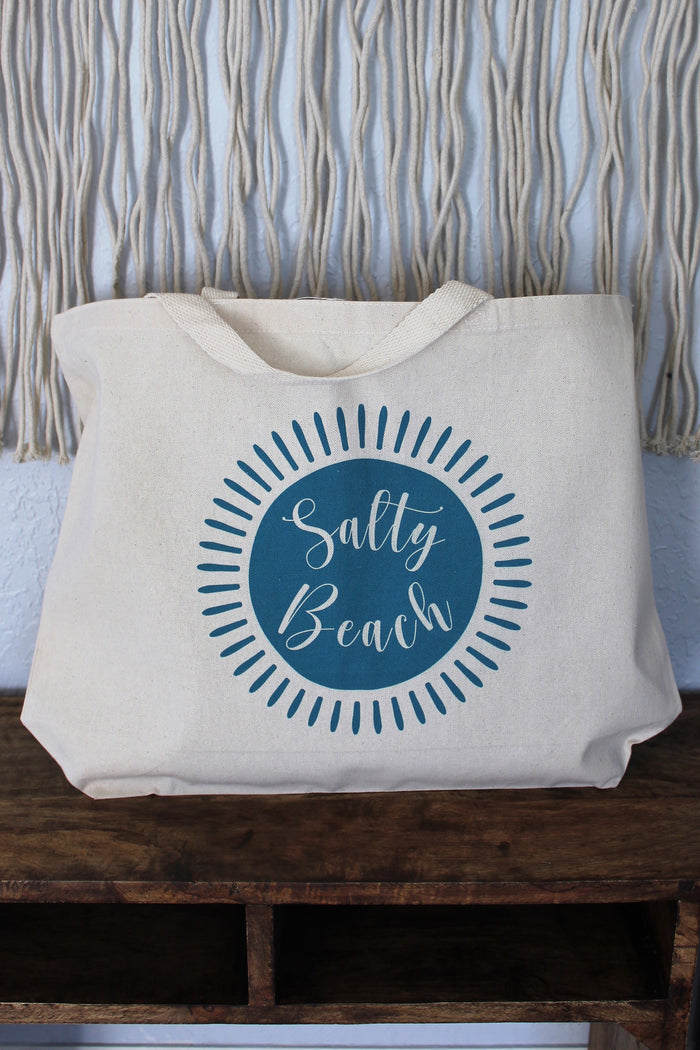 Salty Beach Sunshine Tote