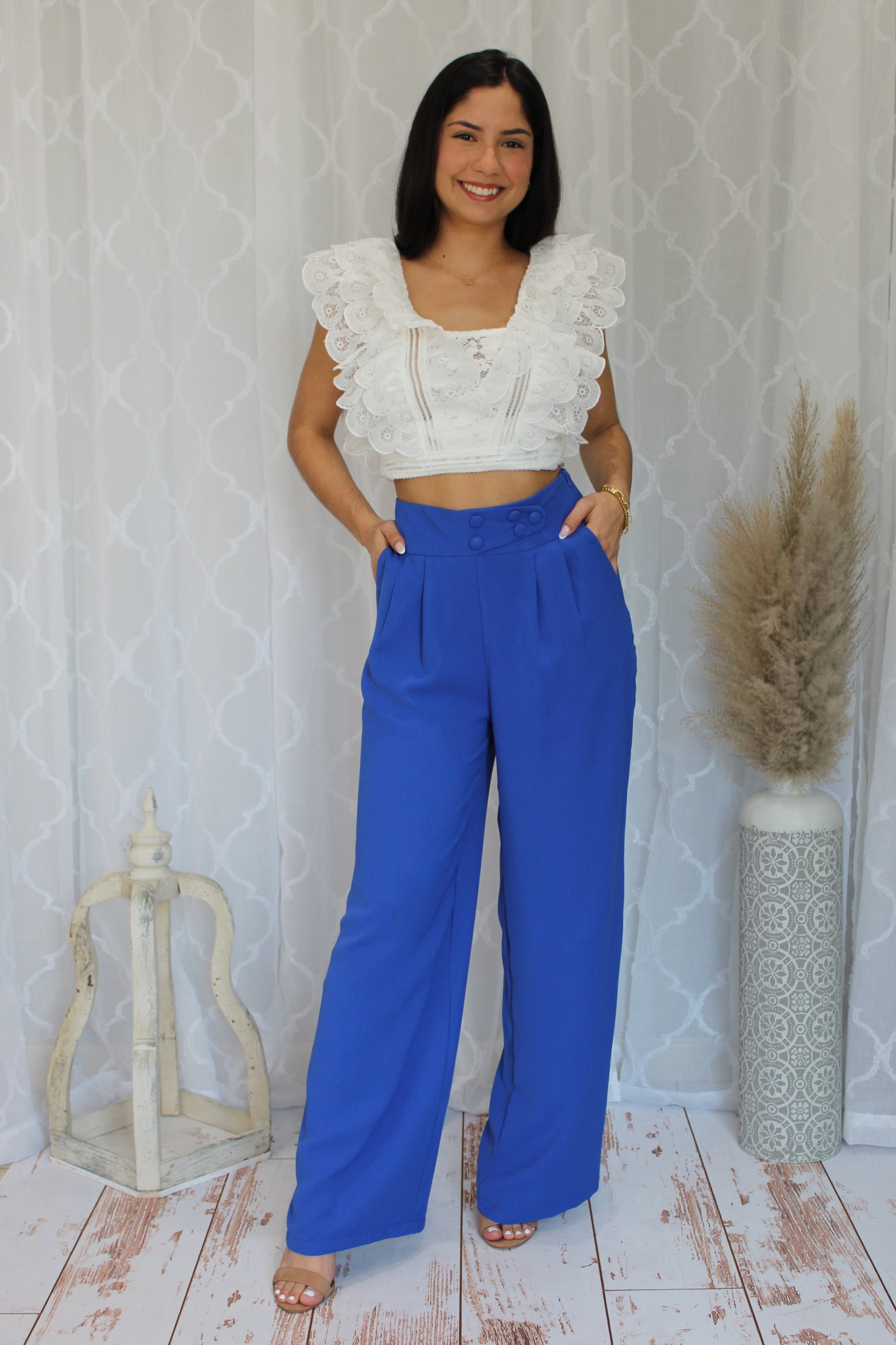 Electic Blue Slacks FishnikLife