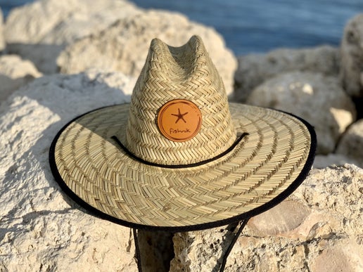 Fishnik Leather Patch Hammerhead Underbrim Lifeguard Hat